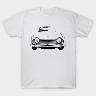 Triumph TR4A 1960s British classic car monoblock black T-Shirt